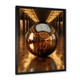 thumbnail image 2 of Designart "Metallic Bowling Contemplations" Bowling Picture Framed Canvas Wall Art, 2 of 5
