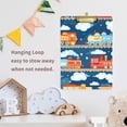 thumbnail image 4 of FORMRS Acrylic Clipboard with Low Profile Clip Standard A4 Letter Size, 12.5" x 9", Blue Cute Train Pattern, 4 of 8