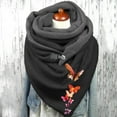 thumbnail image 2 of Foulard pour Femmes Chaude en Coton Imprimé Bouton Mode Châles Doux, 2 of 3