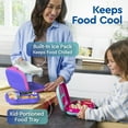 thumbnail image 3 of bentgo Chill Bento Box 4-Compartment Electric Violet (BGOCHL-EV), 3 of 10