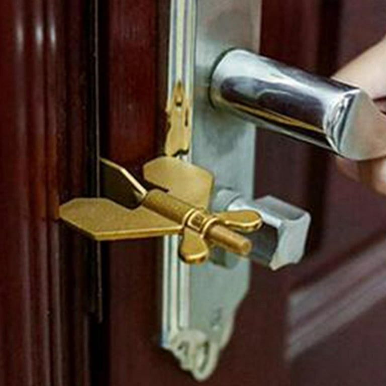 Portable Door Lock with Travel Bag, Travel Friendly Door Lock for Hinged  Doors - SABRE