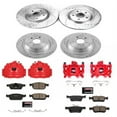 thumbnail image 2 of PowerStop Front and Rear Z23 Evolution Sport Brake Pad and Rotor Kit with Red Powder Coated Calipers Fits: FORD Select Models KC7570, 2 of 3