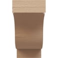 thumbnail image 2 of 2"W x 4"D x 4"H Classic Newport Rough Cedar Woodgrain TimberThane Corbel, Primed Tan, 2 of 6