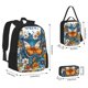 thumbnail image 2 of Fotbe Spring Butterfly Flowers Set Escolar 3 en 1 para Niños - Mochila Duradera con Lonchera Aislante y Estuche para Lápices - Mochila Escolar para Niños y Niñas, 2 of 7