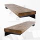 thumbnail image 4 of 4 piezas de soporte de estante, soporte de estante para fijación a la pared, soportes de estante de pared, soporte de esquina resistente, soporte flotante industrial, bandejas de fijación de metal re, 4 of 5