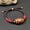 Type C, variant on Tibetan Style Agate Tianzhu Bracelet with Adjustable Tianzhu Agate Rope Chain-Type B