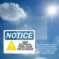 thumbnail image 5 of (2 Pack) Keep Electrical Panel Clear Sign, 5 of 6