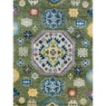 thumbnail image 4 of EORC Beige Hand Knotted Wool Traditional Kazak Collection Rug, 8' x 10', 4 of 5