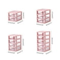 thumbnail image 3 of YROHGKPN Desktop Storage Box Stackable Storage Cabinet Small Storage Drawers Organizers Stationery and Office Supplies, 3 of 20