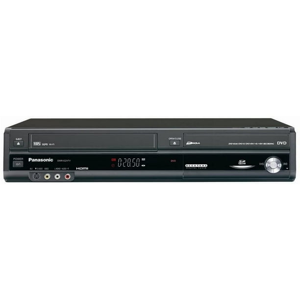 Panasonic Dmr Ez47v Refurbished Up Converting 1080p Dvd Recorder Vcr Combo With Built In Tuner Walmart Com Walmart Com