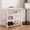 White, variant on LENLN 3-Tier Shoe Rack Bench, Industrial Shoes Storage Organizer with Metal Frame & Wooden Top,Entryway Shelf for Hallway, Bedroom, Closet, Black