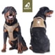 thumbnail image 2 of Auroth - Arnés táctico para perros grandes, sin tirones, arnés ajustable para mascotas, reflectante, K9, entrenamiento, trabajo, de fácil control, chaleco de servicio militar para perros (L, amarillo, 2 of 5
