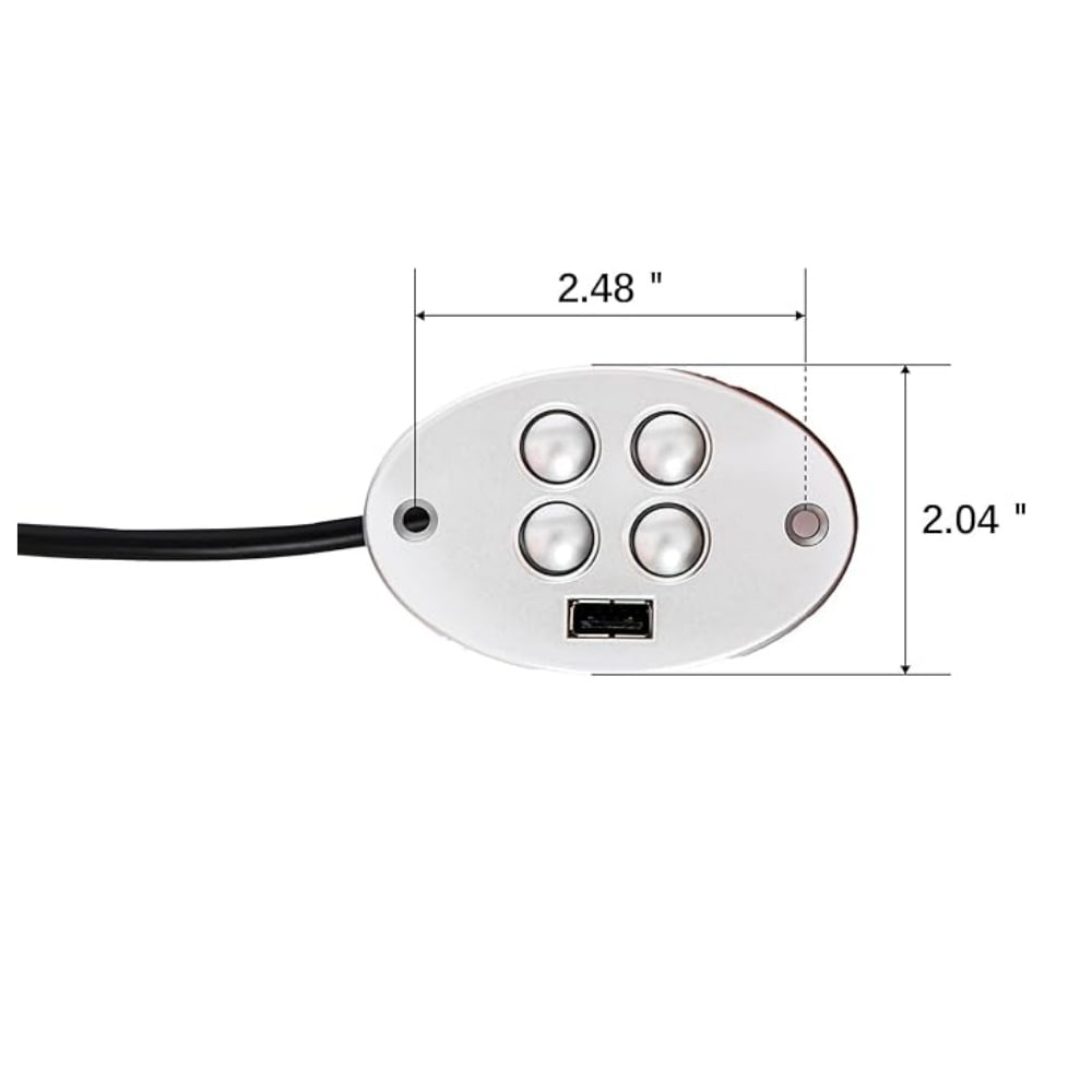 Power Recliner Lift Chair Raffel Systems 4 Button 5 Pin Hand Control Model CTR UR2 01 Replacement with USB