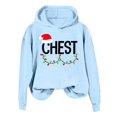 thumbnail image 1 of WILLBEST Sudadera de Mujer con Estampado Navideño de Pecho y Nueces, Manga Larga, Estilo Casual y Holgado X-Grande, 1 of 3