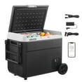 thumbnail image 6 of VEVOR 12 Volt Car Refrigerator, 63.4QT/60L Car Fridge, Portable Electric Cooler with Wheels and Handle, -4℉~68℉, 12/24V DC and 100- 240V AC Compressor Freezer for Outdoor, Camping, Travel, RV, 6 of 9
