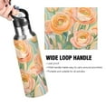 thumbnail image 4 of Yayeee 20oz Insulated Water Bottle Double Wall Stainless Steel with Flip Straw Lid, Abstract Floral Art, 4 of 7