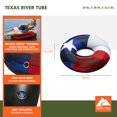 thumbnail image 3 of Ozark Trail Texas Flag River Tube 39", 3 of 10