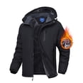 thumbnail image 1 of Chaqueta de invierno Zoofly resistente al agua Ripstop para hombre negra L, 1 of 6