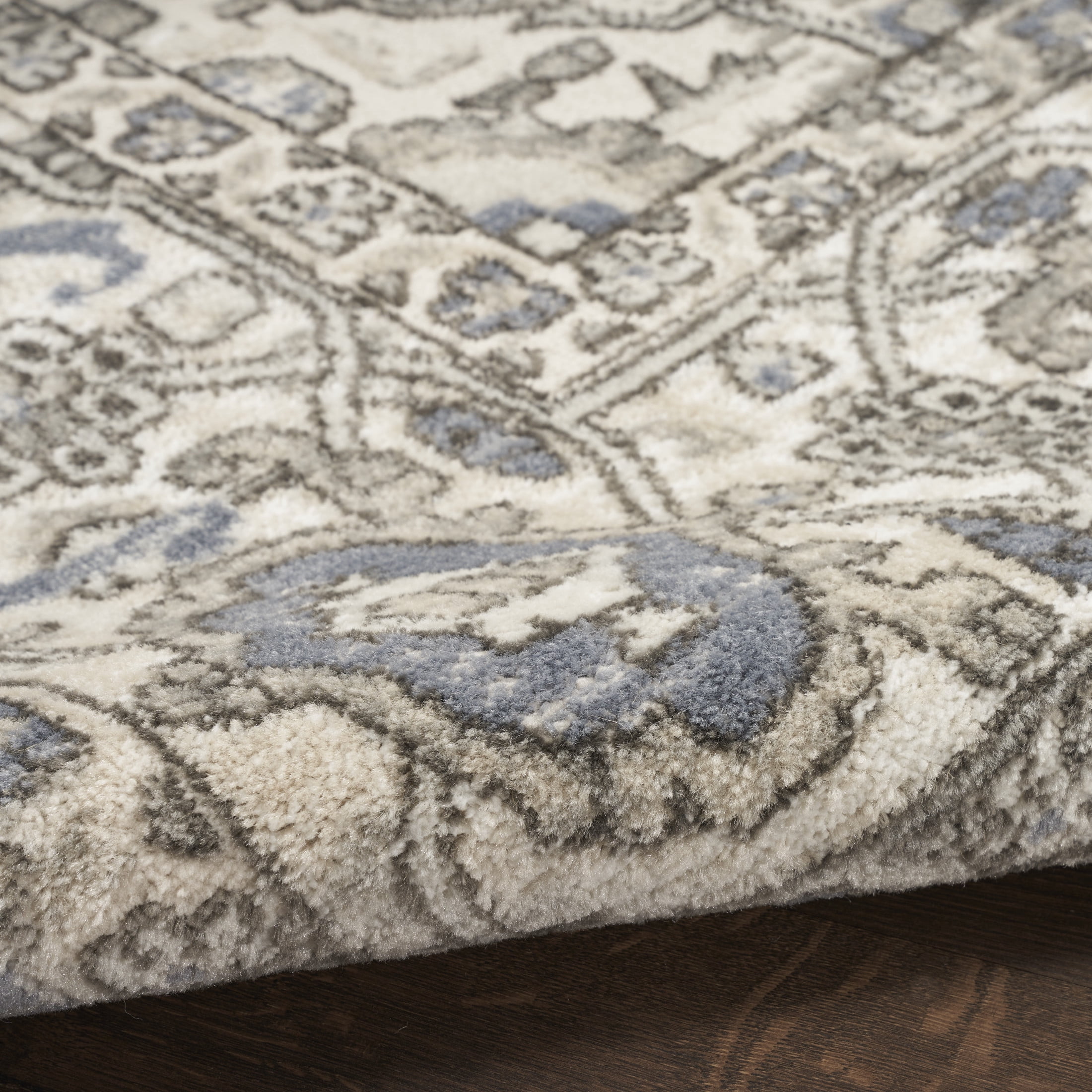 Nourison Concerto 7' x 10' Blue Vintage Indoor Rug