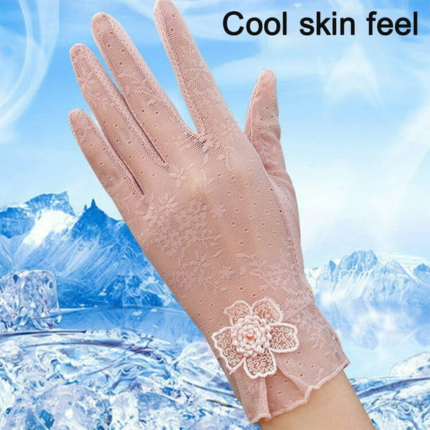 Ladies lace gloves online