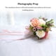thumbnail image 3 of Injueey Ramo de flores artificiales para boda, hogar, Hotel, interior, exterior, simulación de novia, flores falsas, decoración para sala de Kits de decoración para fiestas Rosa, 3 of 6