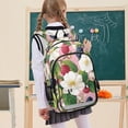 thumbnail image 7 of FORMRS Unisex School Backpack 17" Student Travel Bag with Laptop Compartment, Pink Raspberries, 7 of 7