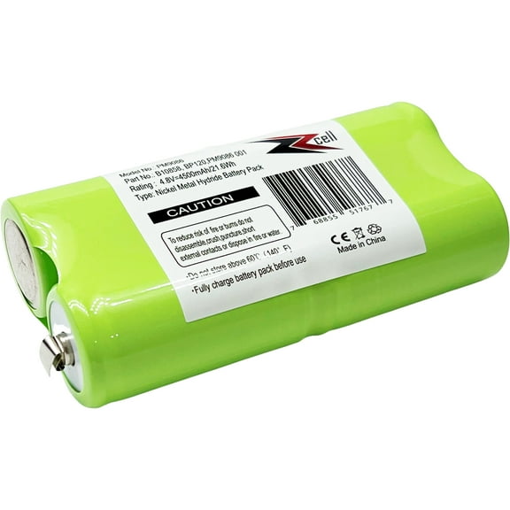 ZZcell High Capacity Battery Compatible for Fluke PM9086/001, B10858, AS30006 Scopemeter 90, 91, 92, 93, 95, 97, 99, 90B, 92B, 96B, 99B, 105, 105B 4.8V 4500mAh