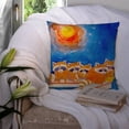 thumbnail image 3 of Carolines Treasures 6009PW1414 Raccoons on the Railing Fabric Decorative Pillow, 3 of 4