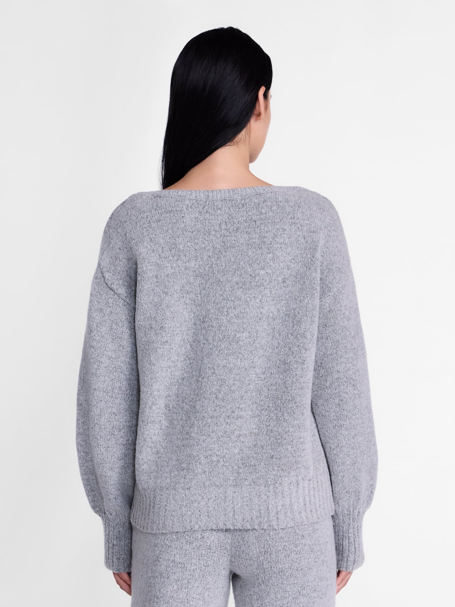 Madden NYC Women's Boatneck Graphic Sweater, Midweight, Sizes XXS-XXL