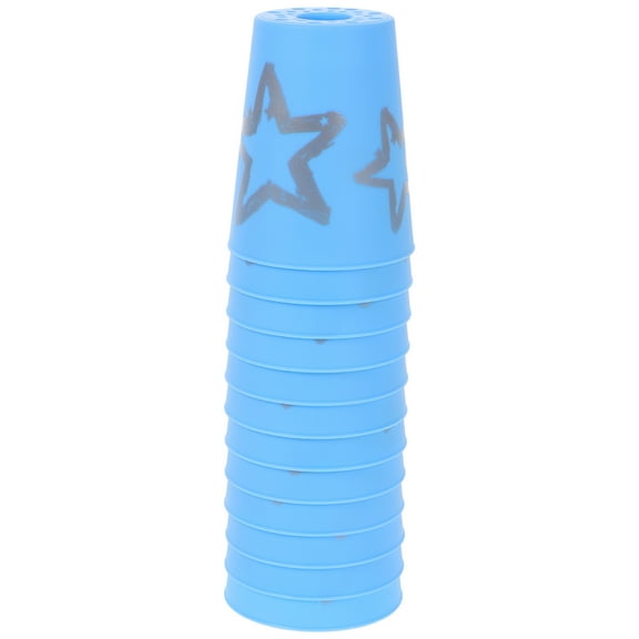 KALLORY 12pcs Stacking Cups Set for Speed Stacking Games, Party Fun, Competitions, and Easy to Clean Plastic Cups