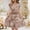 Brown, variant on ATOGUTA Girls Dresses Summer Ruffle Sleeve A Line Casual Party Dresses for Kids Size 5T-14, Brown