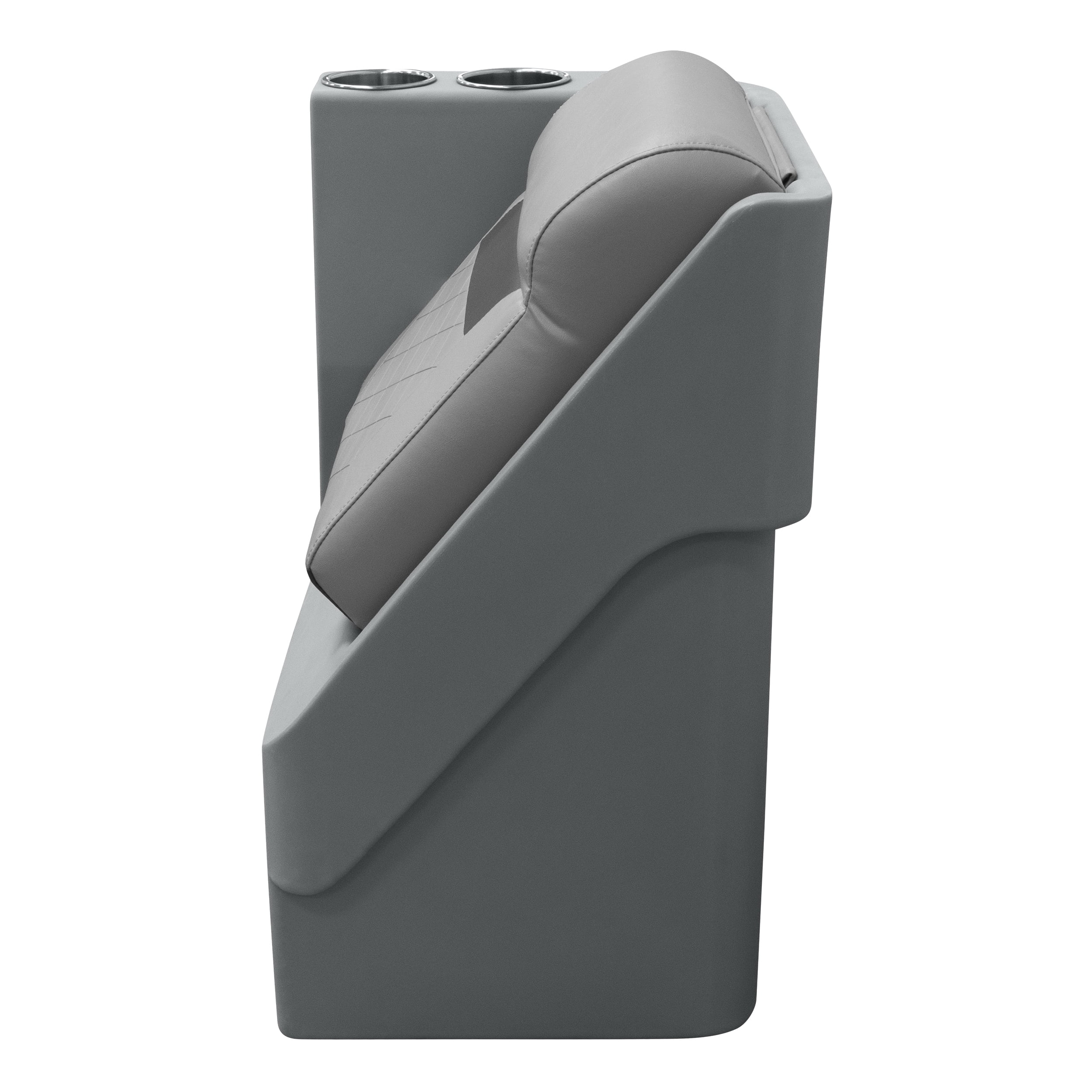 Wise DLX1305L-1905 DLX Series Pontoon Left Radius Lean Back Recliner - Marble / Reef Stone