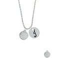 thumbnail image 2 of Delight Jewelry Stainless Steel Disc Stronger Braver Smarter Silvertone Script Initial Disc - J - Charm Necklace, 20"+3", 2 of 4
