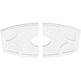 thumbnail image 2 of 30"W x 20"H x 6"ID x 16 1/4"C x 1"P Kailey Architectural Grade PVC Contemporary Ceiling Medallion, Two Piece, 2 of 11