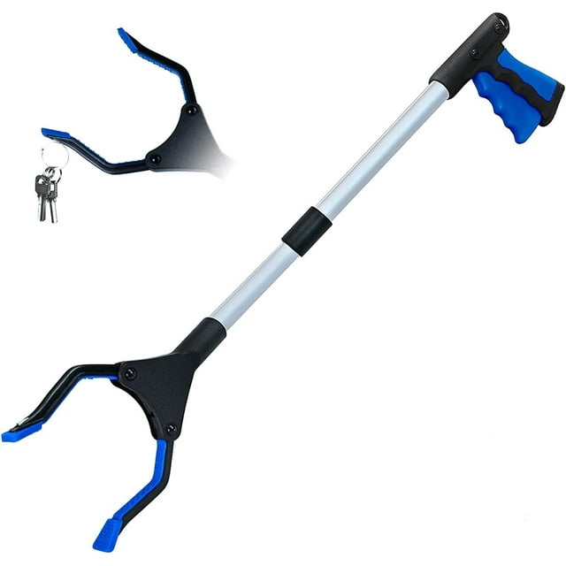 Pinces à Ordures Télescopiques Extra-Longues pour Collecte des Déchets de Jardin