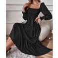 thumbnail image 5 of Njagoc3 Womens Long Sleeve Bell Cuff Maxi Dress, Formal Bohemian Wedding & Elopement Outfit, 5 of 6
