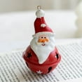 thumbnail image 1 of Fiudx Ofertas relámpago del día, solo en línea Campanas de resina para Navidad, muñeco de nieve y anciano, campanas de hierro para Navidad, decoración para árbol de Navidad, campanas para colgar, 1 of 6