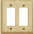 thumbnail image 1 of Atron Electro Industries Traditional Unfinished Double Rocker Wall Plate, 1 of 1