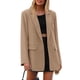 thumbnail image 1 of Blazer PRETTYGARDEN Caqui Cruzado con Bolsillos XL, 1 of 8
