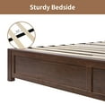 thumbnail image 5 of Merluxy Full Size Farmhouse Bed Frame with Barn Door Headboard, Platform Bed Frame with Wood Slats, Under Bed Storage Space, Reclaimed Barnwood, 5 of 8