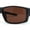 Carbon Fiber Brown, variant on Mens Antiglare Driving Lens Wrap Around Sport Rectangular Plastic Sunglasses Black Brown