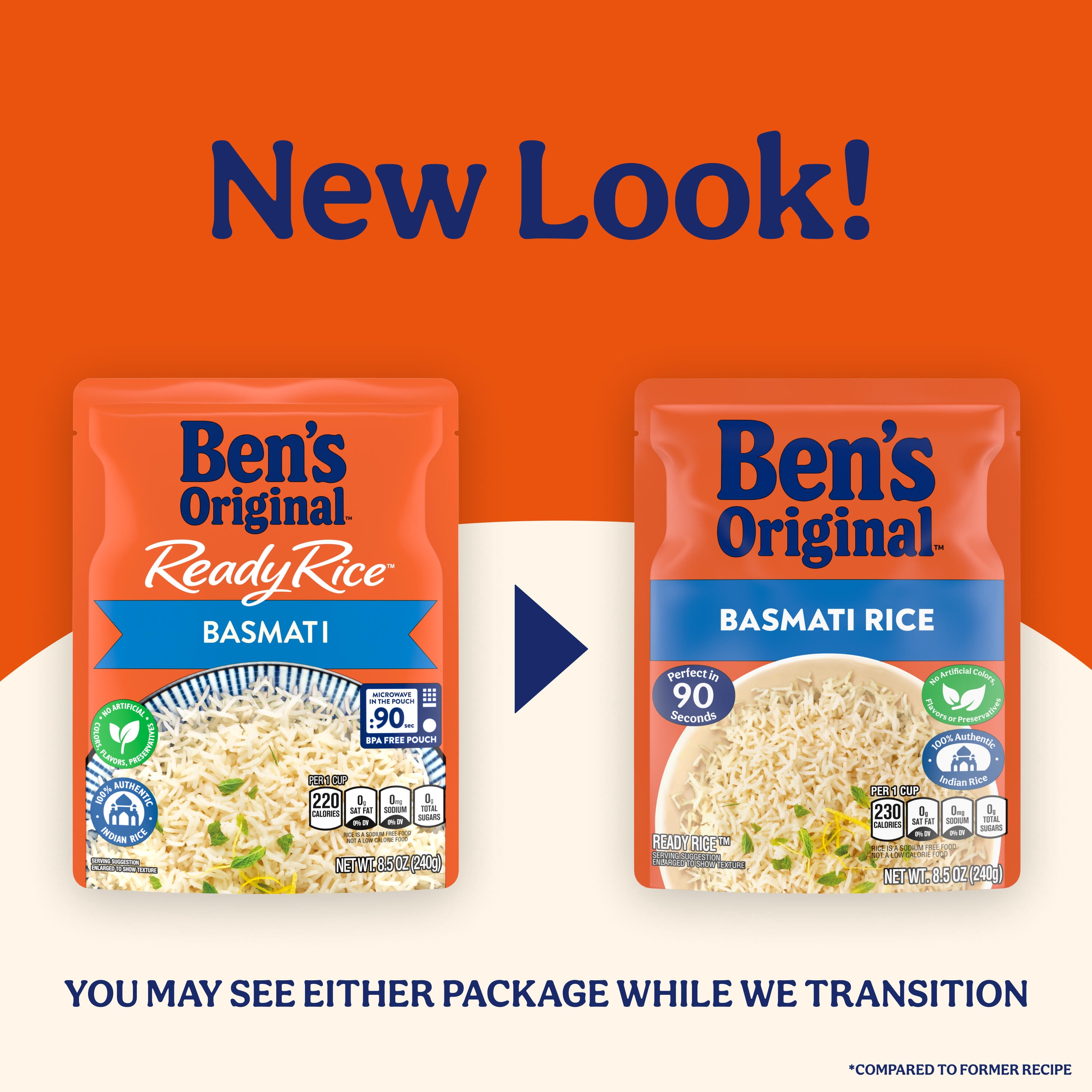 (6 pack) Ben's Original Ready Rice Basmati Rice, Easy Side Dish, 8.5 Ounce Pouch