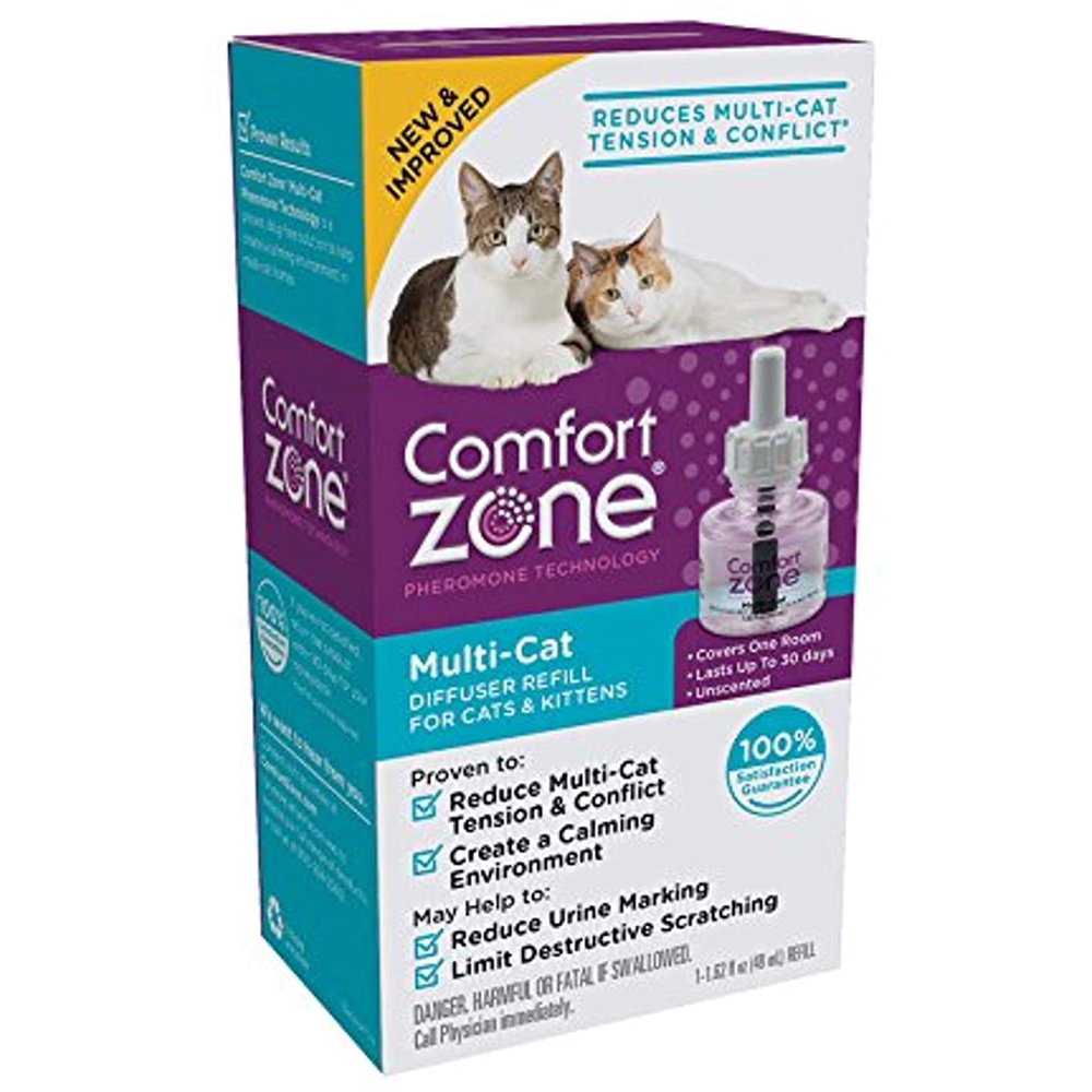 Comfort Zone MultiCat Calming Diffuser Refill for Cat Calming 1