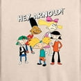 thumbnail image 3 of Hey Arnold! - Group Shot - Women's Lightweight French Terry Long Sleeve Shirt, 3 of 5