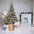 thumbnail image 2 of Juego de 24 adornos navideños de madera para colgar en el árbol de Navidad, ideales para el invierno, estilo rústico 3D de granja., 2 of 5