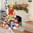 thumbnail image 5 of BinKFF 11.8in Mini Artificial Christmas Tree, Colorful Collapsible Artificial Pencil Christmas Tree for Home Indoor Outdoor Xmas Holiday Party, Shops and Holiday Decoration, 5 of 7