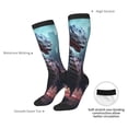 thumbnail image 4 of Naloa Urban Mechanical Dragon Thigh High Socks Extra Long Stretchy Sock Women Over Knee High Opaque Stocking Daily Wear, 4 of 6