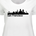 thumbnail image 4 of Inktastic San Francisco Skyline Women's Plus Size T-Shirt, 4 of 5
