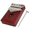 thumbnail image 1 of 17 Key Kalimba Thumb Piano，Kalimba Thumb Piano Mahogany Small Portable 17 Key For Beginner Music Instrument LT-K17S, 1 of 8