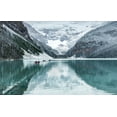 thumbnail image 2 of Cornelis, Ann 14x10 Black Ornate Wood Framed with Double Matting Museum Art Print Titled - Peaceful Lake Louise, 2 of 4